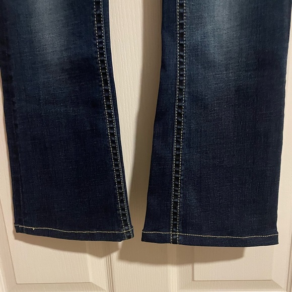 Buckle Dark Blue Women's Jeans - Picture 3 of 4